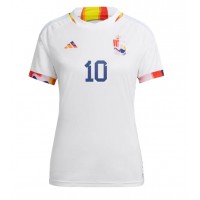 Ženski Nogometni dresi Belgija Eden Hazard #10 Gostujoči SP 2022 Kratek Rokav